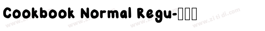 Cookbook Normal Regu字体转换